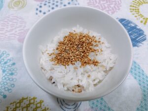 ふりかける胡麻