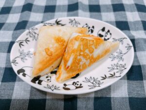 はんぺんのさけめんたいはさみ焼き