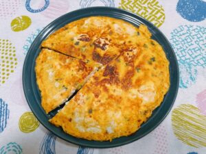 松茸風味の簡単豆腐オムレツ