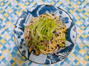 みかん香るアボカドツナパスタ