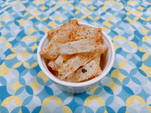 フライド長芋の明太マヨ味ふりかけトッピング