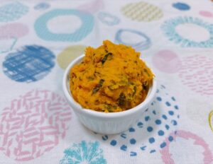 梅ひじき入りかぼちゃのサラダ