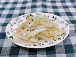 大根の青菜炒め