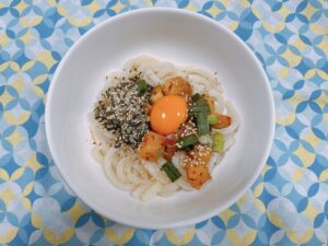 韓国ふりかけ混ぜうどん
