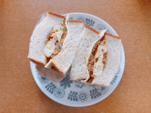 ねぎ入りたまごサンドイッチ