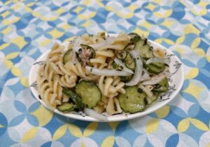 梅じそ風味のマカロニサラダ