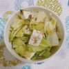 澤田食品の「シャキット梅ちりめん」を使った、レタスと豆腐のサラダ | 作れるものは